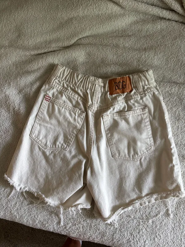 BDG White Jorts Shorts  - Image 5