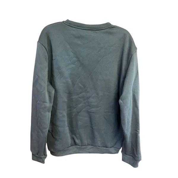 No Brand Womans inspirational green sweatshirt Sz XL NWOT - Image 2