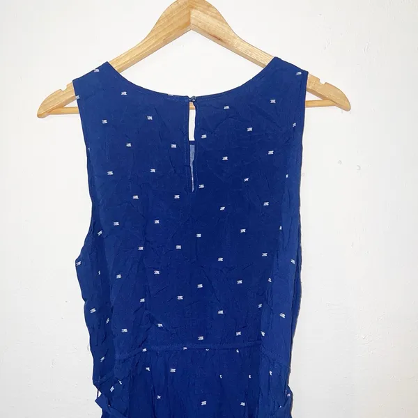 Old Navy onox Jan navy dot tank mini belted women’s summer keyhole back dress - Image 9