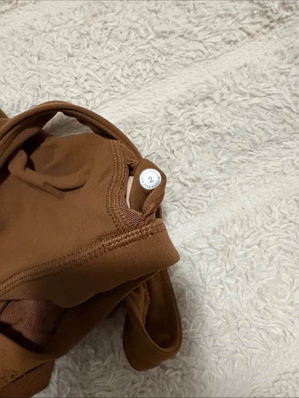 Lululemon Brown Align V-Neck Tank Top size 2 - Image 3