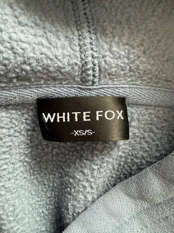 Blue White Fox Sweatshirt Boutique - Image 3
