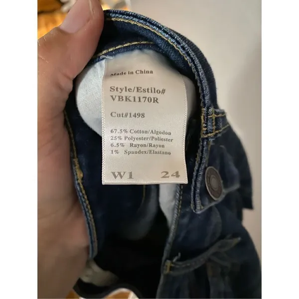 KanCanLow Rise Skinny Distressed Jeans Size 1/24 - Image 4