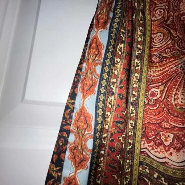 Industry Republic Boho Mix Print Pull On Wide Leg Statement Pants Size M - Image 3
