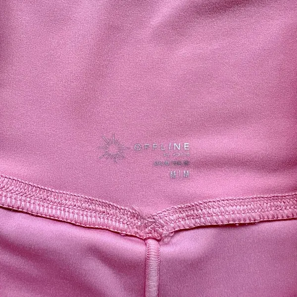 Aerie Offline Real Me Crossover Flowy Shorts Pink M - Image 3