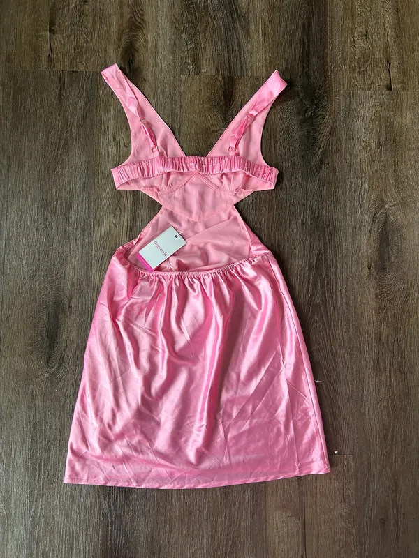 Beginning Boutique Arden Pink Mini Dress - Image 4