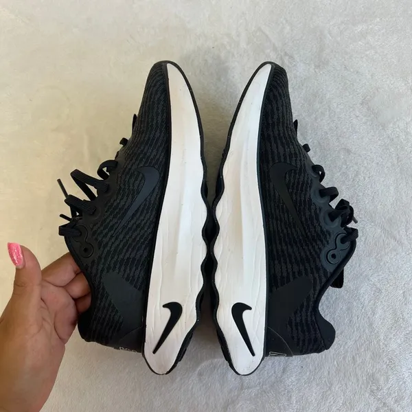 Nike Black Motiva Walking Shoes Women 6.5 Lace Up - Image 6
