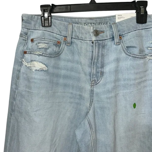 American Eagle Outfitters Stretchy Curvy Light-wash Jeans(Size 8 Short) - Image 4
