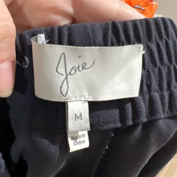 Joie Women's Pull-On Jogger Pants Blue Tapered Casual Size M - Image 7