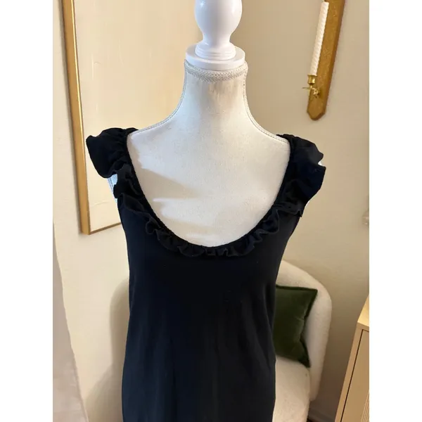 HATCH The Amy Dress Black Midi Maternity‎ Size 0 XS - Image 3