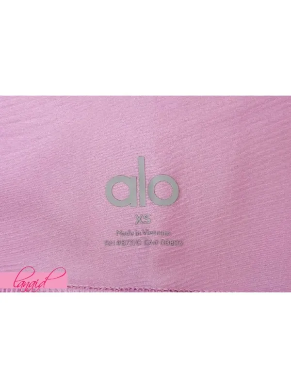 Alo High-Waist Airlift Legging Sugarplum Pink Hi-Rise Waisted Skinny Tights Pant - Image 9