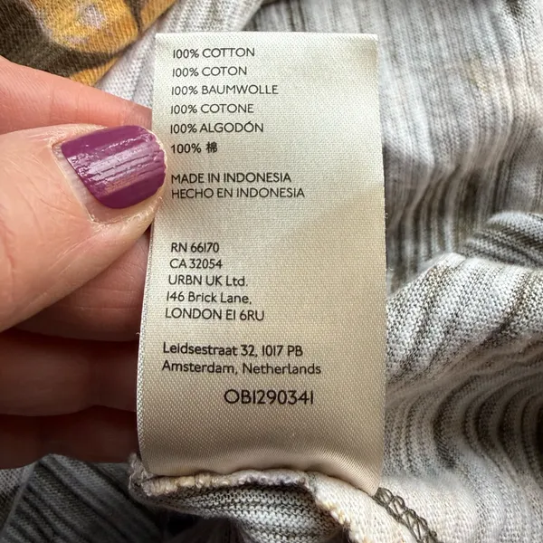 Free People We the Free Hey Girl Tank Top Army Combo Women's Size Small $58 - Image 8