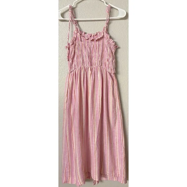 UNIVERSAL THREAD Pink Midi Spring Summer Sun Dress Vacation Resort Sz M - Image 4