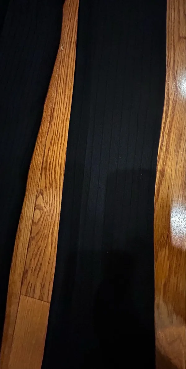 Primark NWT black High Waist Flared Front Slit Stretchy Black leggings - Image 10