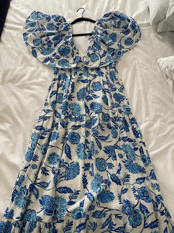 Vestique Maxi Blue and White - Image 5