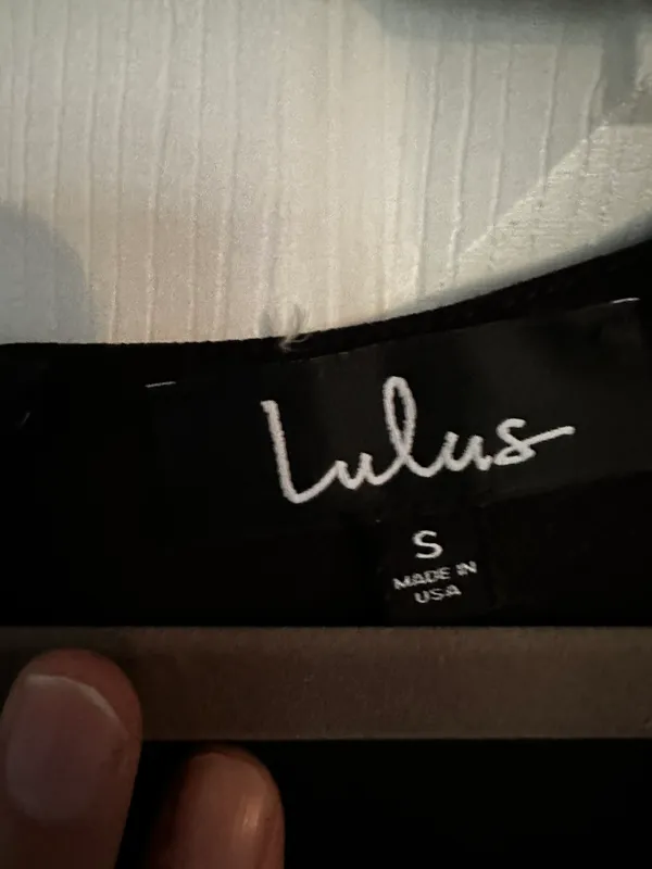 Lulus Black Minidress - Image 3