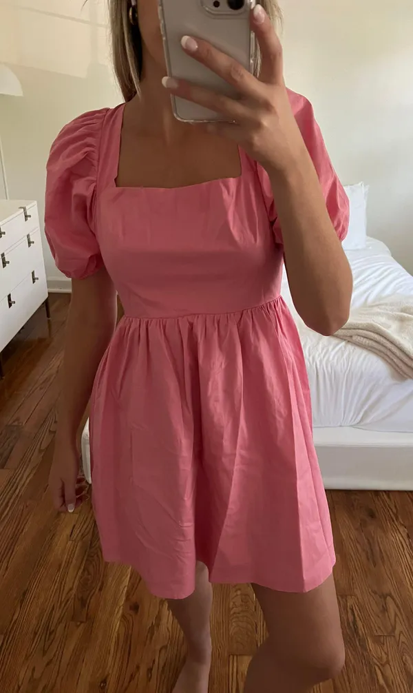 WAYF Pink Dress - Image 2