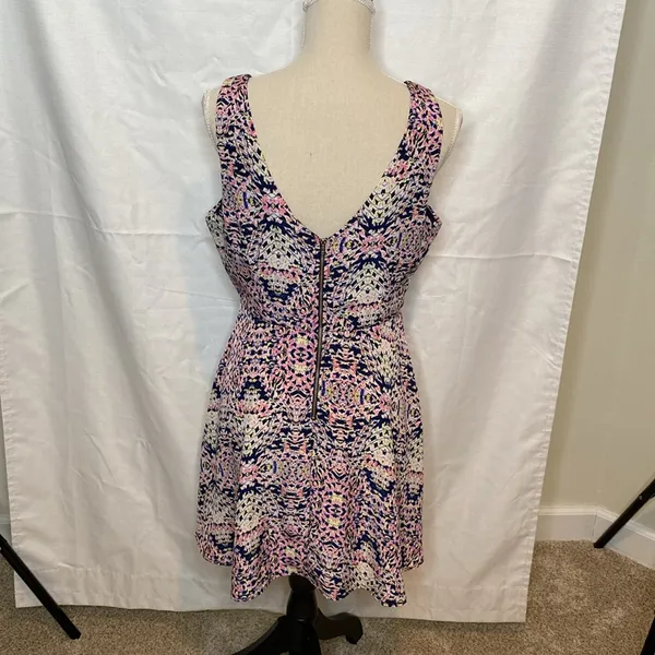 37 NWT One clothing Kaleidoscope dress JUNIOR large Feminine Preppy Scandi Girl - Image 3