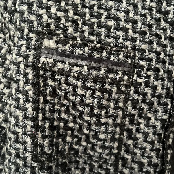 Olsenboye Cropped Houndstooth Womens Blazer M Dark Academia Indie Sleaze Preppy - Image 4