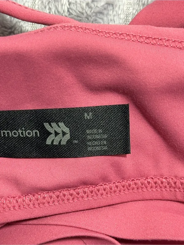 all in motion Rose Red Strappy Sports Bralette - Image 3