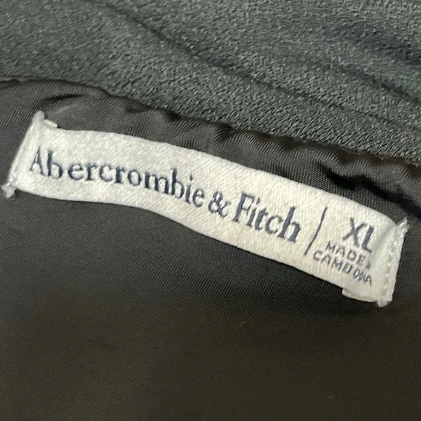 Abercrombie & Fitch Black Sleeveless Square Neck Crop Corset Crop Tank Top Sz XL - Image 4