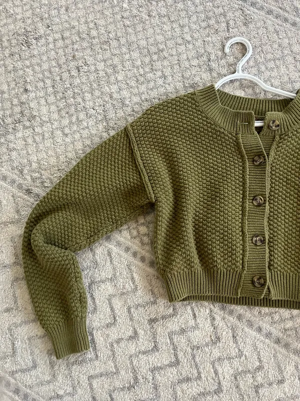 Free People Sweated Knit Green - Image 2