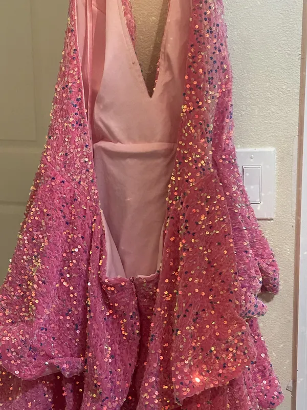 Sequin dress Pink Size 2X - Image 10