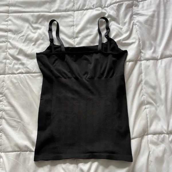 Isabel by Ingrid & Isabel Black Maternity Nursing Camisole XL Seamless Tank Top - Image 6