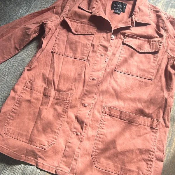 Sanctuary Dual Pocket‎ Coral Outter Jacket - Image 2