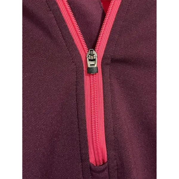 Brooks Pink Purple Half Zip Reflective Running Pullover Sweater Women’s Medium - Image 7