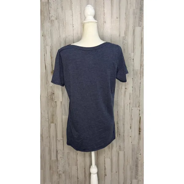 Nike West Virginia Mountaineers‎ Women's V-Neck T-Shirt Blue XL - Image 3
