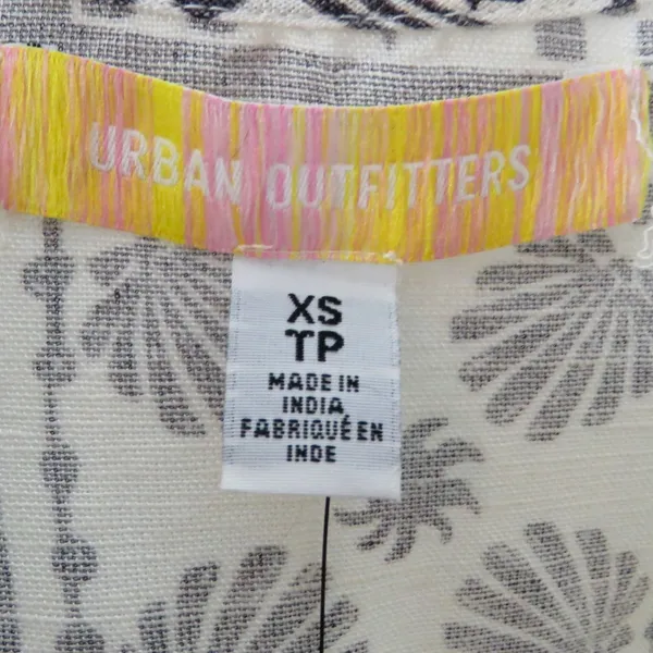 Urban Outfitters Charlotte Linen Mermaid Print Shift Dress XS NWT Nautical Mini - Image 7