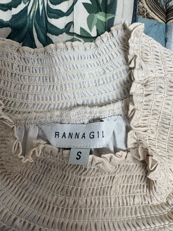 Ranna Gill for Antropologie Aria Pleated Maxi‎ Dress - Size S. - Image 5