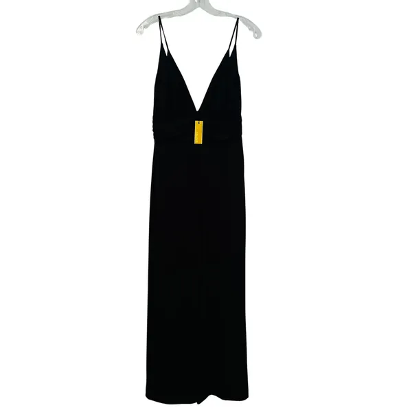Alexia‎ Admor Eline Wide Leg Jumpsuit Women's S Black Evening Minimalist Formal - Image 4