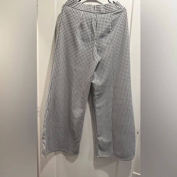 Maeve by Anthropologie Pants Women’s Checkered The Colette‎ Wide Leg Size M - Image 3