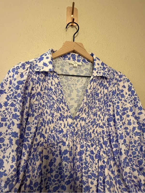 ENTRO puff sleeve midi dress Size XL - Image 5