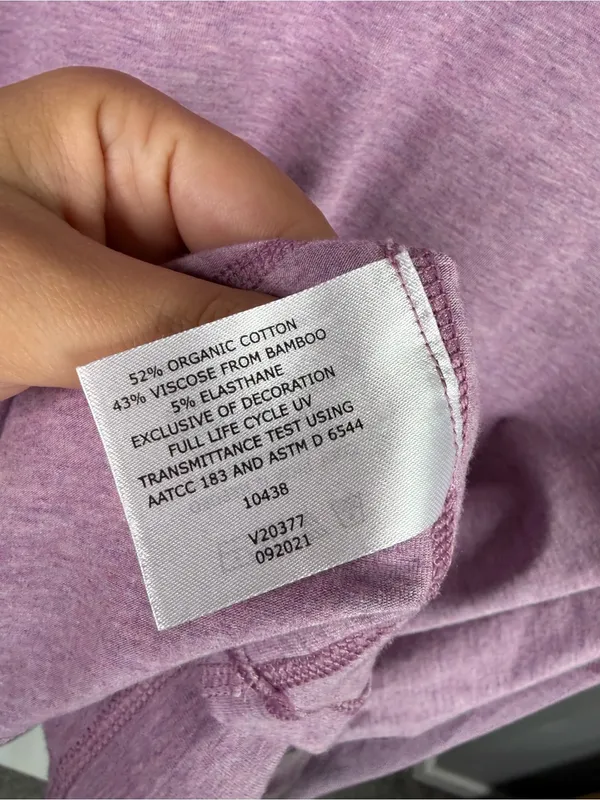Coolibar UPF 50+ Purple Long Sleeve Sun Protection Top Size L - Image 9
