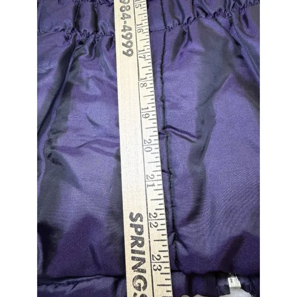 JANE ASHLEY‎ Women’s Purple Puffer Vest Medium Gorpcore Utility Casual - Image 9