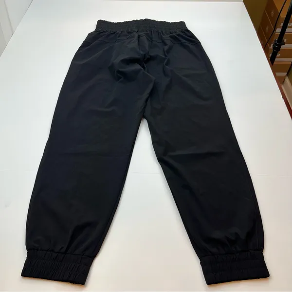 Halara Women High Waisted Elastic Waistband Jogger Pant Black‎ Medium Petite NEW - Image 11