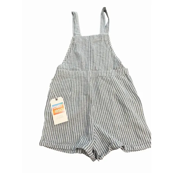 Cali 1850 Los Angeles Womens Small Shorts Jumper Linen Cotton Stripe New III13-1 - Image 10