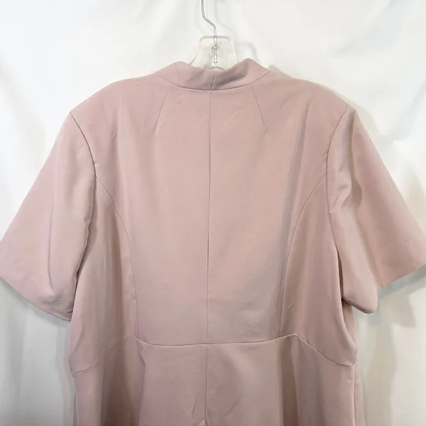 Eloquii Plus Size 24 Blazer Pink Short Sleeve Spring Easter‎ Church Wedding 465 - Image 9