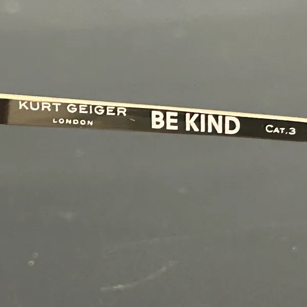 Kurt Geiger Black 'Be Kind' Sunglasses - Image 5