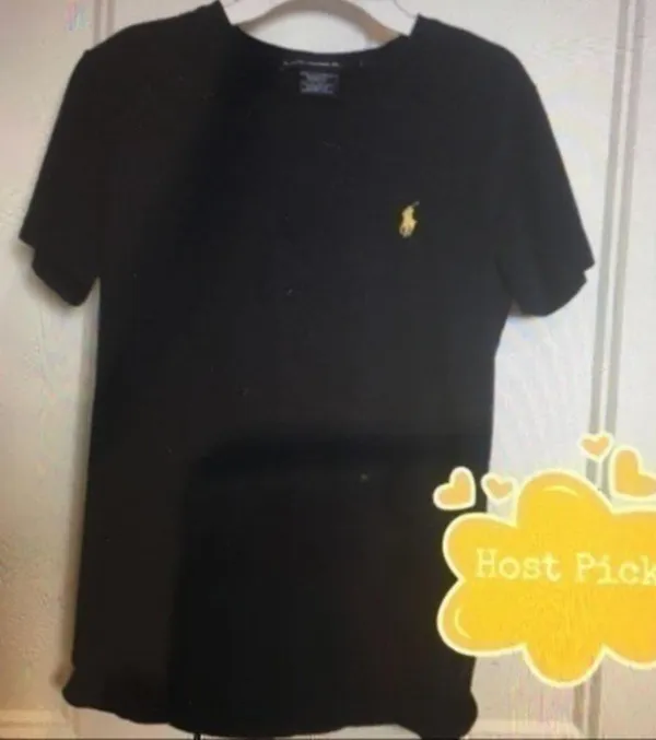 Ralph Lauren Navy Yellow Top - Image 2