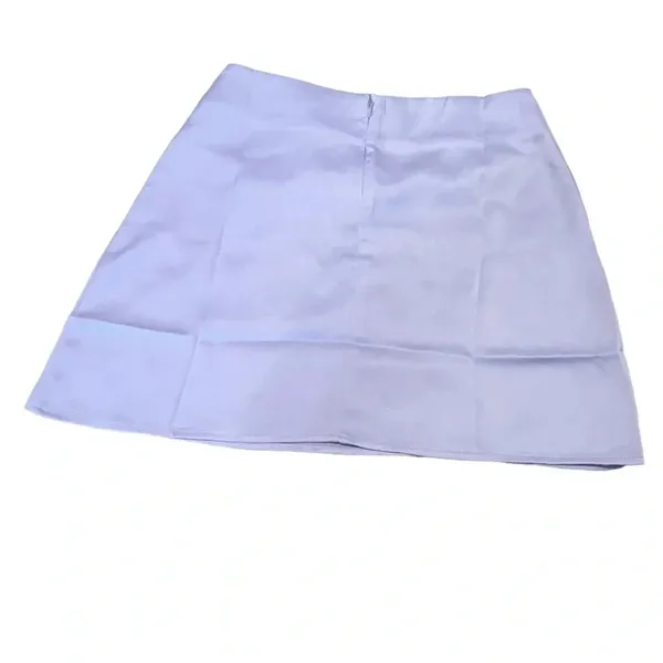 💜 WeWoreWhat Heather Purple Satin Mini Skirt 💫‎ NWT Size S Slip Style 💕 - Image 2