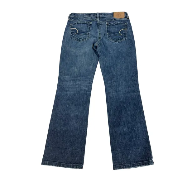 Y2K American Eagle Hipster Jeans Bootcut Low Rise‎ Stretch Women's 6 - Image 4