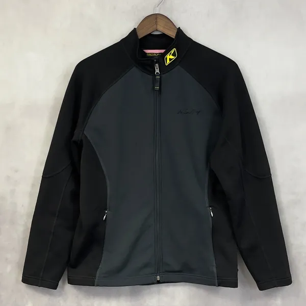 Klim Full Zip Softshell Jacket Womens Large Stretch Performance Sporty‎ Moto Black - Image 15