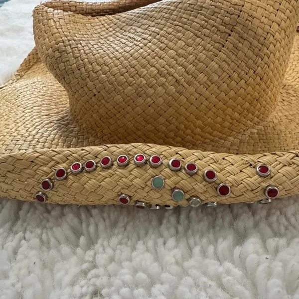 Bullhide Women's Tan and Yellow Hat - Image 3