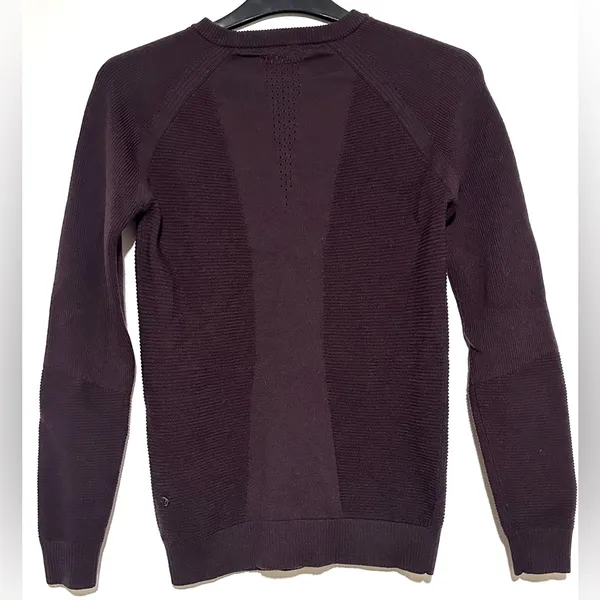 Lululemon Black Cherry Simply Wool Sweater - Image 5