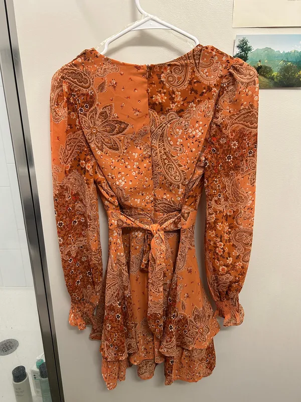 Von Maur Paisley V-Neck Dress - Image 2