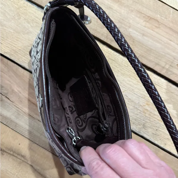Brighton Jacquard Signature Hearts small‎ shoulder bag B55 - Image 2
