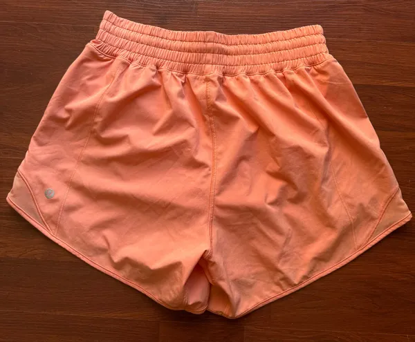 Lululemon Hotty Hot Coral Shorts 4" - Image 2